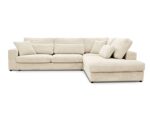 Comfy hjørnesofa Lincoln_03 beige fløjl